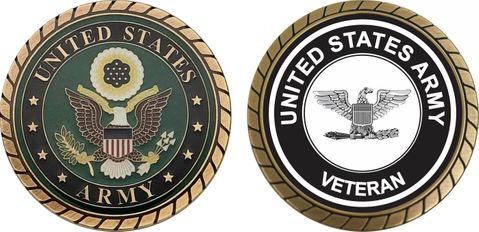 U.S. Army Colonel Veteran Challenge Coin