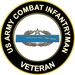 U.S. Army Combat Infantry 2nd Award Veteran Sticker Decal