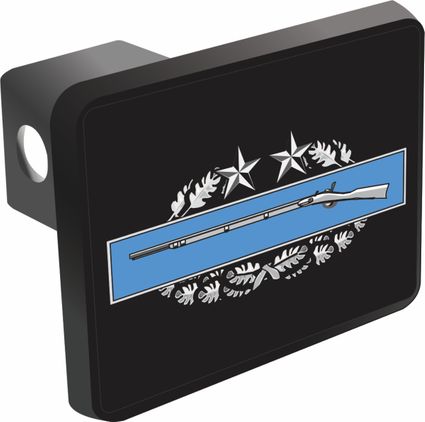 U.S. Army Combat Infantry Badge 3rd Award Trailer Hitch Cover