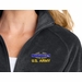 U.S. Army Combat Infantry Badge with Text Women's Fleece Jacket