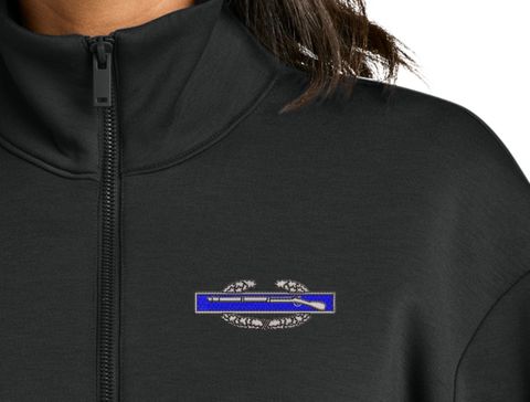 U.S. Army Combat Infantry Badge Women's Soft Spacer Quarter-Zip