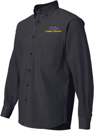 U.S. Army Combat Infantry (CIB) Denim Shirt