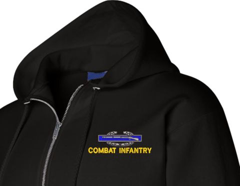 U.S. Army Combat Infantry (CIB) Full Zip Hoodie