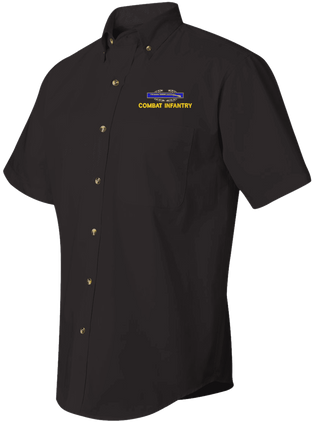 U.S. Army Combat Infantry (CIB) Short Sleeve Dress Shirt - CLOSEOUT SALE!