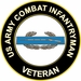 U.S. Army Combat Infantryman CIB 1st Award Veteran Sticker Decal