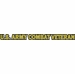 U.S. Army Combat Veteran Window Strip Decal Sticker