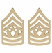 U.S. Army Command Sergeant Major Gold Collar Rank Insignia