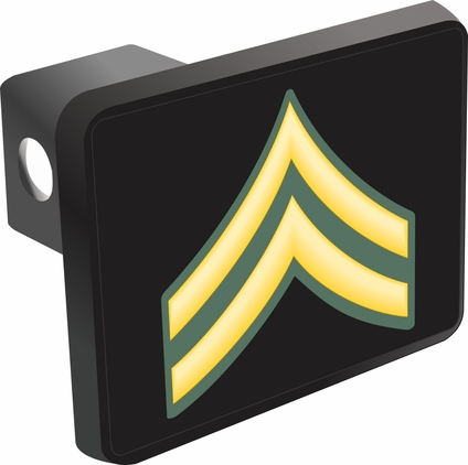 U.S. Army Corporal E-4 Hitch Cover