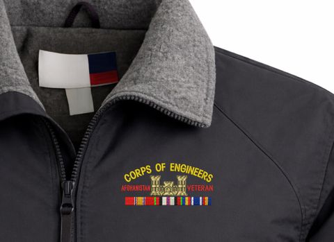 U.S. Army Corps of Engineers Afghanistan Veteran 3-Season Jacket