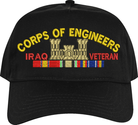 U.S. Army Corps of Engineers Iraq Veteran Embroidered Cap