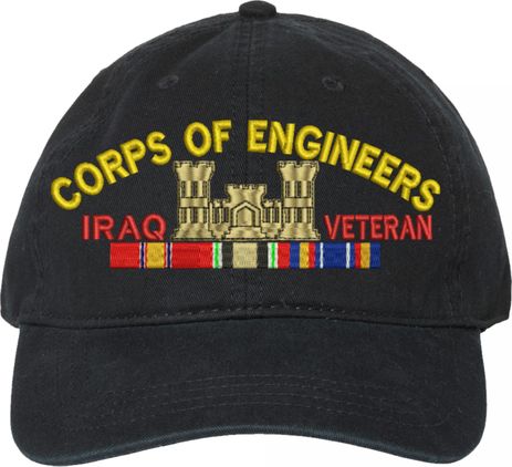 U.S. Army Corps of Engineers Iraq Veteran Unstructured Dad Cap