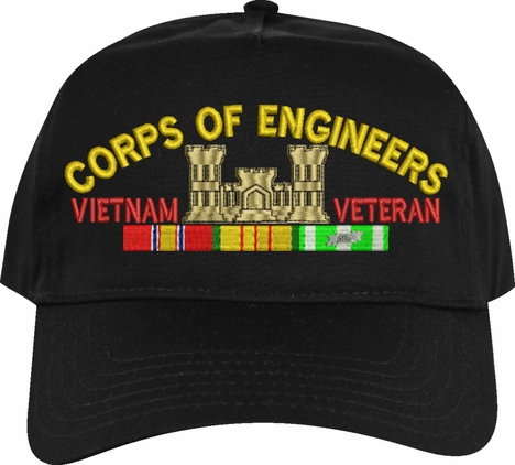 U.S. Army Corps of Engineers Vietnam Veteran Embroidered Cap