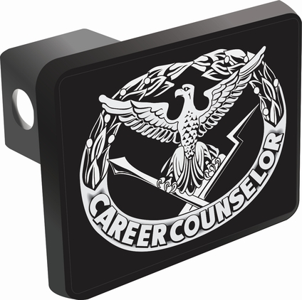 U.S. Army Counselor Badge Trailer Hitch Cover