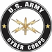 U.S. Army Cyber Corps Round Decal