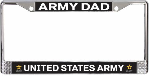 U.S. Army 'Dad' License Plate Frame