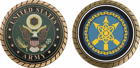 U.S. Army Defense Special Weapons Agency Unit Crest Challenge Coin