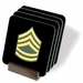 U.S. Army E-7 Sergeant 1st Class Coasters - Set of 4