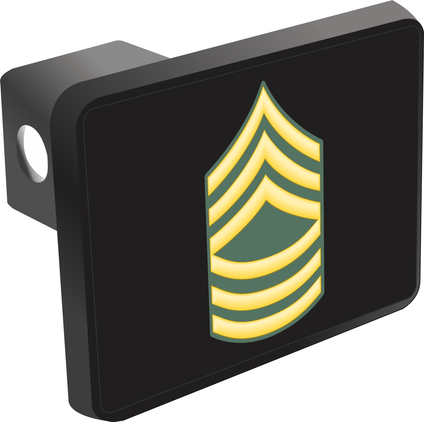 U.S. Army E-8 Master Sergeant Hitch Cover