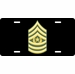 U.S. Army E-9 Command Sergeant Major License Plate