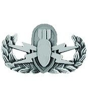 U.S. Army EOD Basic Lapel Hat Pin - Mirror