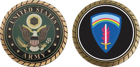 U.S. Army Europe Command Patch Challenge Coin