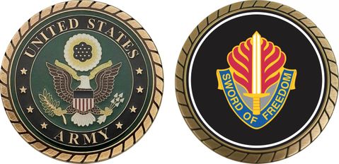 U.S. Army Europe Command Unit Crest Challenge Coin