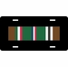 U.S. Army European- African- Middle Eastern Campaign Ribbon License Plate