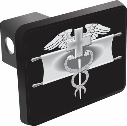 U.S. Army Expert Field Medical Badge Trailer Hitch Cover
