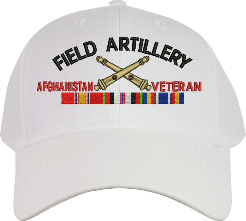 U.S. Army Field Artillery Afghanistan Veteran Embroidered Cap