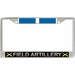 U.S. Army Field Artillery Korea Veteran License Plate Frame