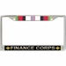 U.S. Army Finance Corps Afghanistan Veteran License Plate Frame