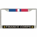U.S. Army Finance Corps Kosovo Veteran License Plate Frame