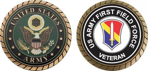 U.S. Army First Field Force Veteran Challenge Coin