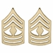 U.S. Army First Sergeant Gold Collar Rank Insignia