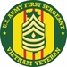 U.S. Army First Sergeant Vietnam Veteran Decal