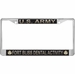 U.S. Army Fort Bliss Dental Activity with Unit Crest License Plate Frame