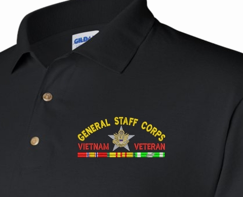 U.S. Army General Staff Corps Vietnam Veteran Polo