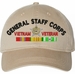 U.S. Army General Staff Corps Vietnam Veteran Unstructured Dad Cap