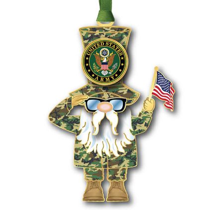 U.S. Army Gnome Ornament
