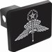 U.S. Army Halo Master Parachutist Jump Wings Trailer Hitch Cover