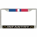 U.S. Army Infantry Kosovo Veteran License Plate Frame