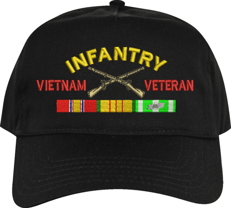 U.S. Army Infantry Vietnam Veteran Embroidered Cap