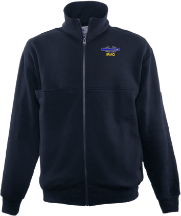 U.S. Army Iraq (CIB) Firefighter's Full Zip Turtleneck