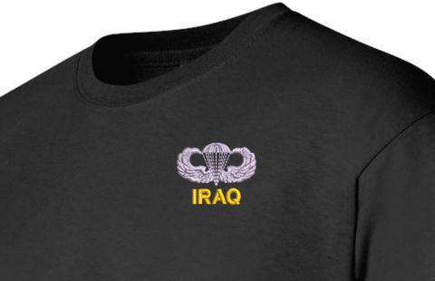 U.S. Army Iraq Jump Wings Long Sleeve T-Shirt