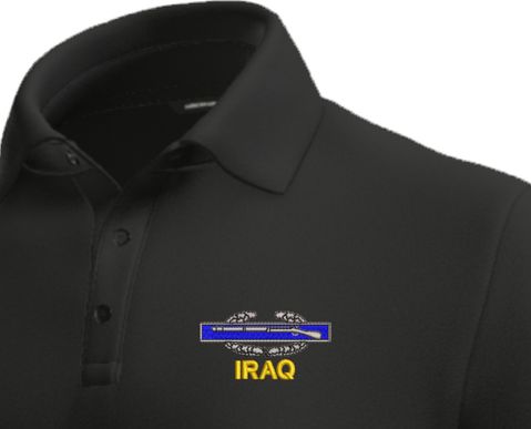 U.S. Army Iraq (CIB) Moisture Wicking Polo