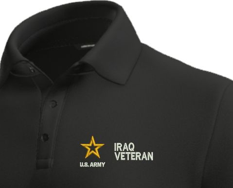U.S. Army Iraq Veteran Moisture Wicking Polo