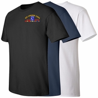U.S. Army Iraq Veteran Unit T-Shirts with Iraq Service Ribbons Thumbnail Illustration