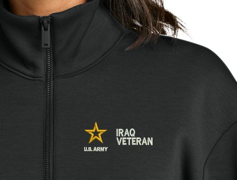 U.S. Army Iraq Veteran Women's Soft Spacer Quarter-Zip