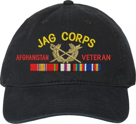 U.S. Army Judge Advocate General's Corps Afghanistan Veteran Unstructured Dad Cap
