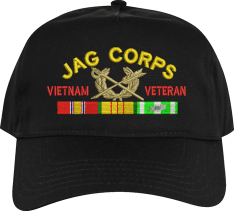 U.S. Army Judge Advocate General's Corps Vietnam Veteran Embroidered Cap
